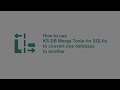 How to Use KS DB Merge Tools for SQLite to Convert One Database to Another