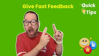 Give Fast Feedback: One Sentence to Boost Student Growth Instantly!