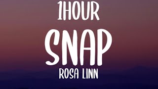 Rosa Linn - SNAP {1HOUR} (Sped Up/Lyrics) "Snapping one, two Where are you?" [TikTok Song]