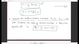 Lecture 8: Inverse transform method #GATE#IES#PSU#semester exam #simulation random variable