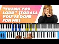Thank You Lord (For All You’ve Done for Me) – Gospel Piano Tutorial | Tina Campbell Version