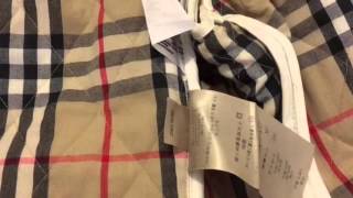 How to spot a real authentic Burberry Jacket