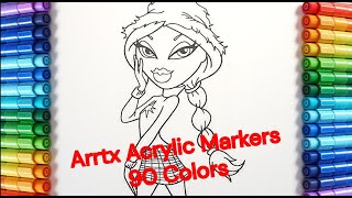 BRATZ COLORING PAGES! WINTER COLORING#bratz Bratz Doll Winter Wintertime Wonderland 2nd Edition Dana
