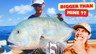 Has she OUTFISHED ME??? Offshore Giants on Topwater