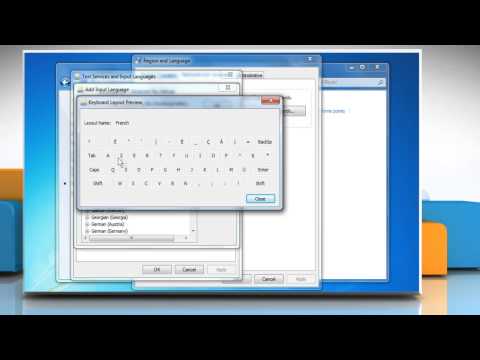 How to change the keyboard layout to AZERTY How to change the keyboard layout to AZERTY