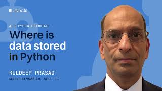 Where is data stored in Python? | Python essentials