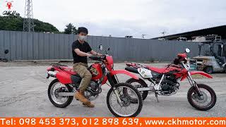 ប្រៀបធៀប​ XR230, XR250, XR400 Motard , CKH Motor