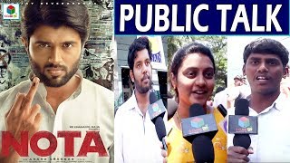 NOTA Movie Public Talk |Vijay Deverakonda | Mehreen Pirzada | Telugu 2018 New Movie Review |#SCubeTV