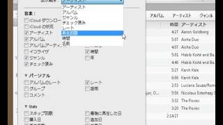 表示形式の設定 / iTunesの使い方動画解説