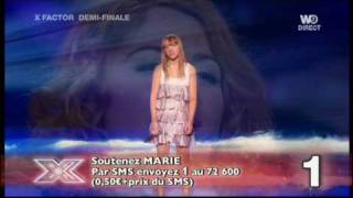 X Factor - Emission du 21/12/2009 : Marie - Lucie