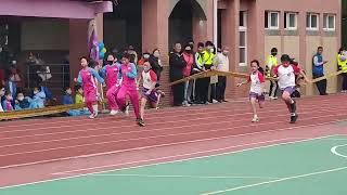 113學年度臺南市五甲國小運動會 四年級女生60m決賽