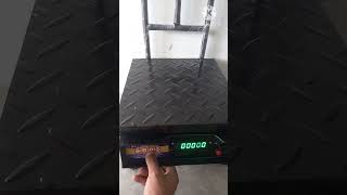 Enter card full software settings for 100kgs 10 grams and calibration
