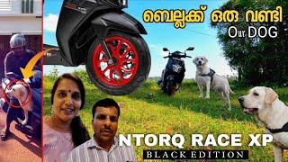 ബെല്ലക്ക് ഒരു വണ്ടി വാങ്ങി TVS Ntorq Race Xp Black Edition | Ntorq for My Dog | New Ntorq Race Xp