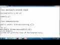 Single and Hierarchical inheritance in Java