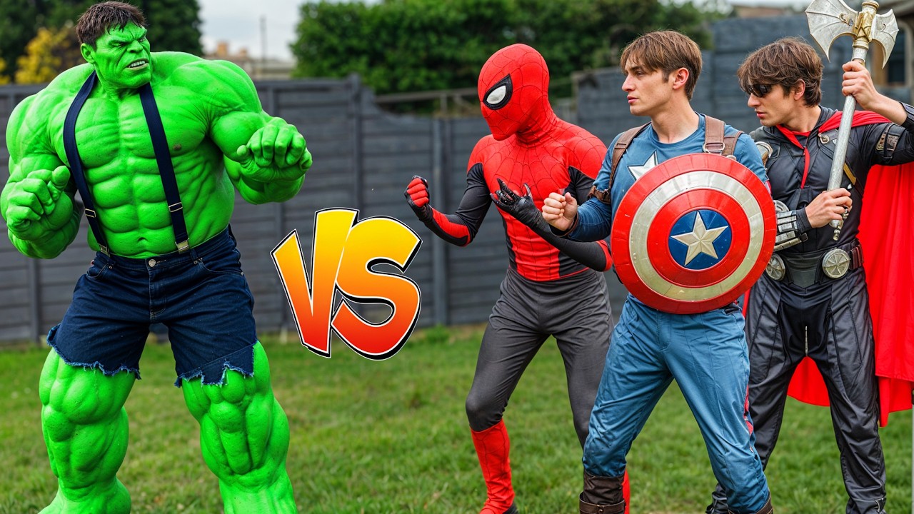 Hulk Vs The Avengers Youtube