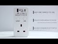 uni com safety socket countdown timer