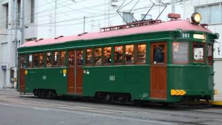 阪堺モ161形161号車　住吉駅発車