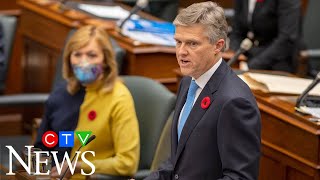 COVID-19: Ontario finance minister presents the 2020 budget