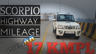 Scorpio highway mileage|best mileage by Scorpio |true mileage review scorpio by tank full method