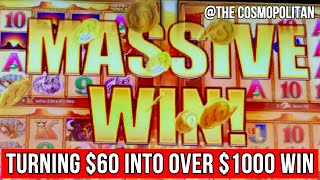 💰TURNING $60 INTO OVER $1000 ON HIGH LIMIT LIGHTNING LINK @ The Cosmopolitan | NorCal Slot Guy