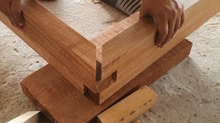 Amazing Wood Joints Craft - Make A Wooden Door Frame