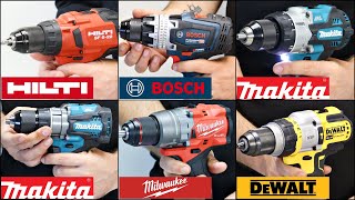 Who's the best cordless drill driver brand? Makita, Hilti, Bosch, Milwaukee and DeWalt