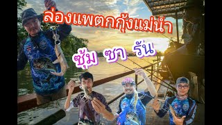 ล่องแพ ตกกุ้ง แม่น้ำ กับ แพ ซุ้มซารัน