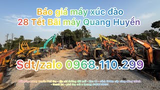 28 Tết Báo Giá Máy xúc đào