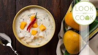 Mango Raita Recipe - Look and Cook step by step recipes | How to make Mango Raita Recipe