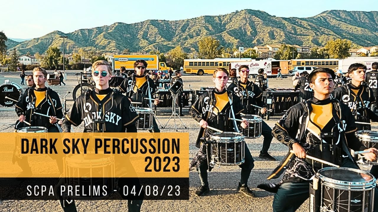 Dark Sky Percussion 2023 Warm Up Youtube