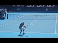 ao 2025 novak djokovic practice ft. andy murray and jack draper