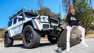 #RDBLA Worlds first snowplow on a 4x4^2 for Logan Paul *The Yeti*