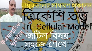 ত্রি-কোশ মডেল।Tri- Cellular Model. ত্রিকোশ তত্ত্ব। class xii geo