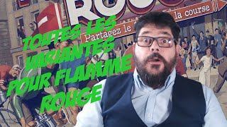 TOUTES LES VARIANTES DE FLAMME ROUGE