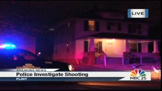 Police are investigating a shooting in Flint