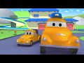 Tom the Tow Truck's Car Wash -  Hector the Helicopter is Covered of Smoke  - Car City ! Cars cartoon