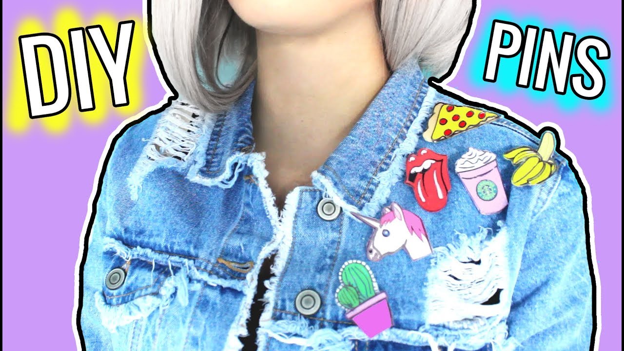 Diy Pins Tumblr Con Silicona Caliente Youtube