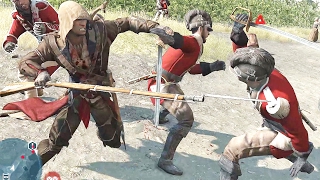 Assassin's Creed 3 Connor's Brutal Multi Kill Killing Spree & Templar Fort Annihilation