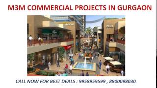 9958959599, m3m new commercial projects in gurgaon, m3m commercial sector 65 gurgaon