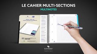 Oxford Etudiants Multinotes - Le cahier multi-sections