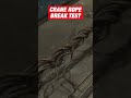 Crane Rope Snaps! Crane Rope Break Test #shorts