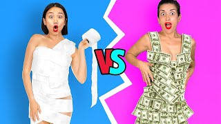 NORMAL STUDENT VS RICH! || Types Of Students In Class by 123 Go! Genius