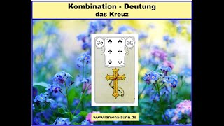 Lenormandkarten Kartenlegung - Das Kreuz ✝️