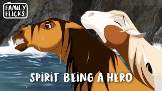 Spirit Rescuing Others | Spirit: Stallion of the Cimarron (2002) | Family Flicks