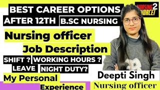 Job of a Nursing officer || Reality vs Myth #aiims #bscnursing #nursingofficer