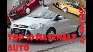 TOP 10 HASZNÁLT AUTÓ: FORD FOCUS MK3, 3 MILLIÓ KÖRÜLI ÁRKATEGÓRIÁBAN! SZUPER VÉTEL, SZUPER HASZNÁLT