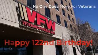 Happy 122nd Birthday VFW Message - Department of Washington Commander Chad M. Hassebroek