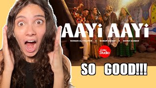 Singer Reacts to Aayi Aayi - Coke Studio Pakistan | Season 15 | Noman x Marvi x Babar