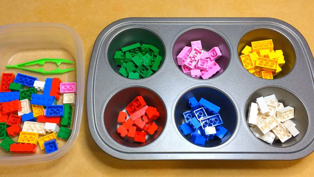 Lego Color Sorting Activity For Preschool Math And Fine Motor ...