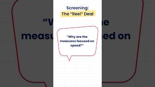 Screening The Reel Deal Timed Screening Subtests